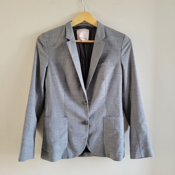 Sunday Best by Aritzia Wool Blend Casual Business Everyday Button-up Blazer - Picture 2 of 11